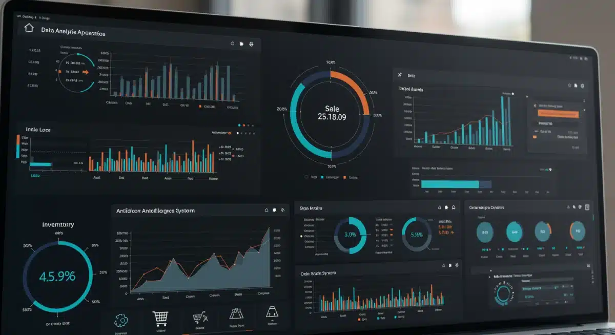 AI data analytics dashboard for retail operations