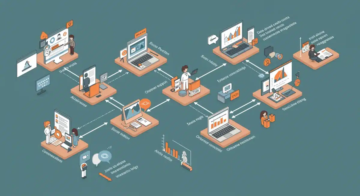 Customer journey map optimized with data analytics insights
