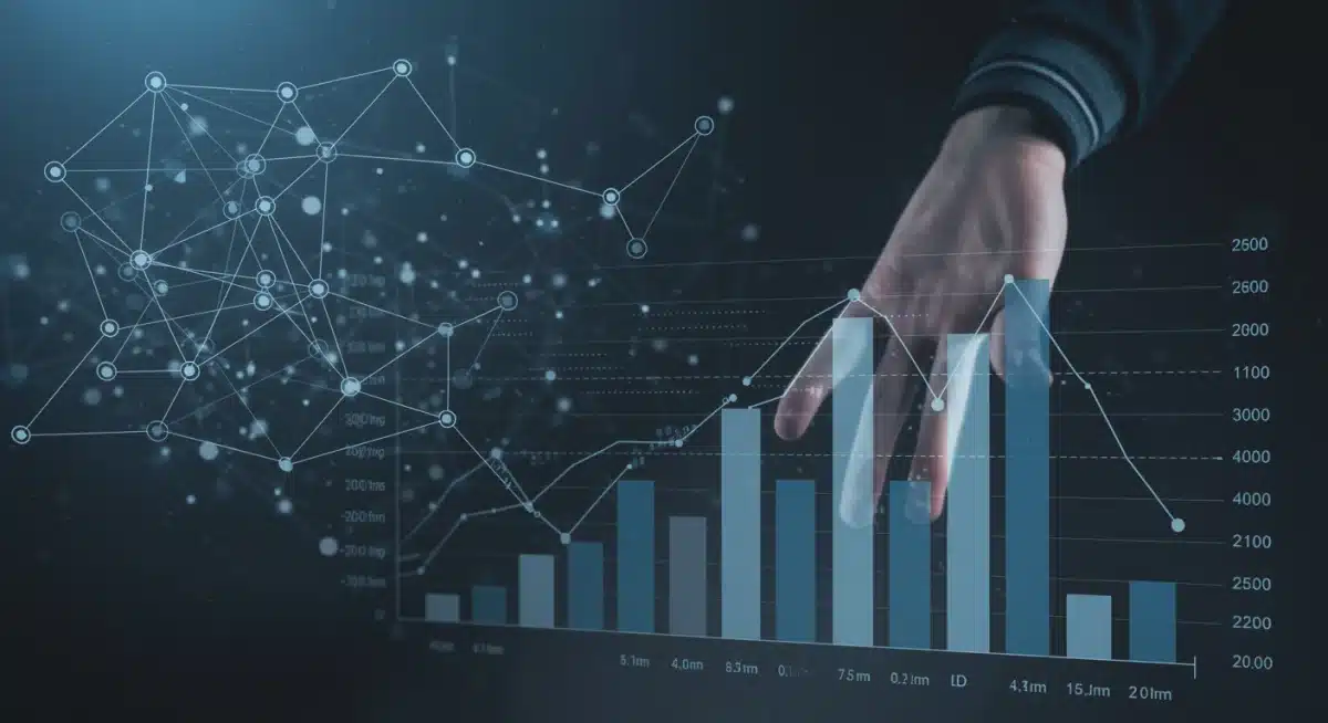 Complex algorithms analyzing retail sales data for precise demand forecasting.