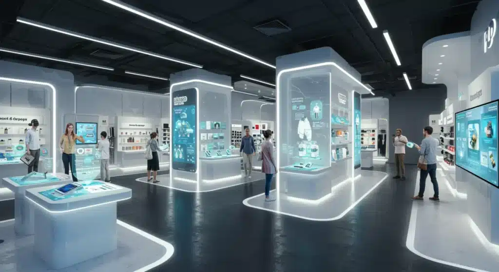 Experiential Retail: Boost Foot Traffic 15% with Immersive Designs by 2025