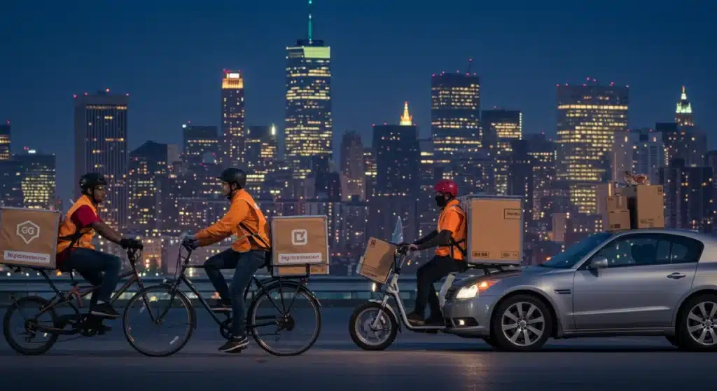 Gig Economy & E-commerce Fulfillment: 10% Cost Cut by 2025