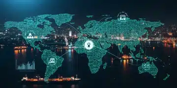 Global supply chain network with digital overlays for resilience and security