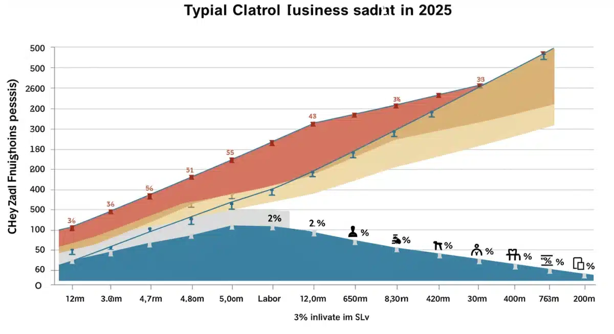 Chart of small business cost components under 3% inflation