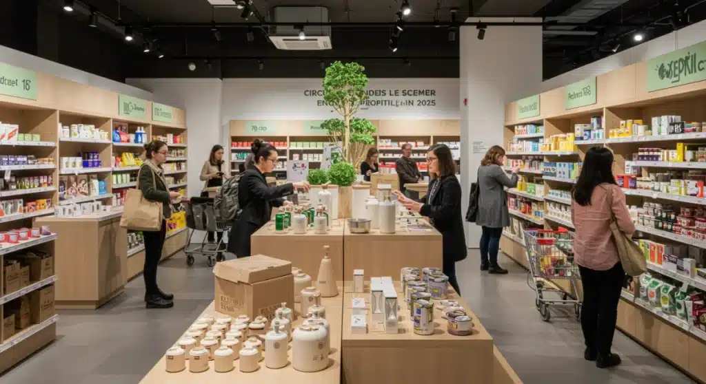 Circular Economy Models in Retail: 30% Waste Reduction by 2025