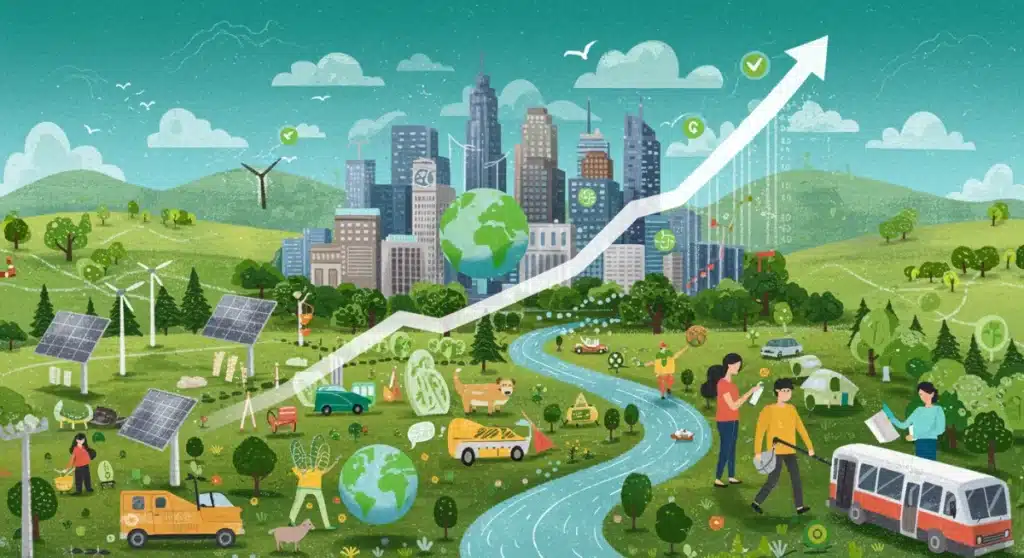 Sustainable Practices in US Commerce: 2025 Market Opportunity