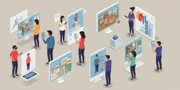 Augmented Reality in E-commerce: Boosting US Product Engagement US consumers interacting with augmented reality in e-commerce, trying on clothes and placing furniture virtually