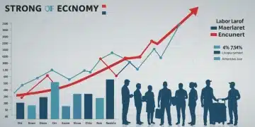 US Labor Market 2025: Economic forecast with 4% unemployment impacting retail hiring strategies.